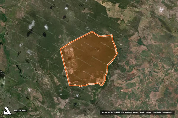 Imagem de satélite de Fazenda Encantada em IRAMAIA - BA