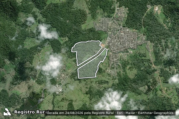 Imagem de satélite de Fazenda Conceicao em BUERAREMA - BA