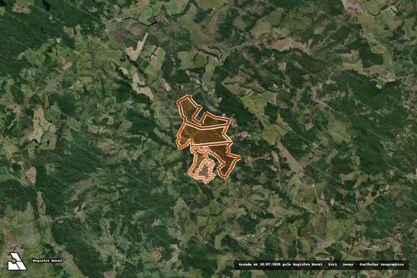Imagem de satélite de Fazenda União em CANAVIEIRAS - BA