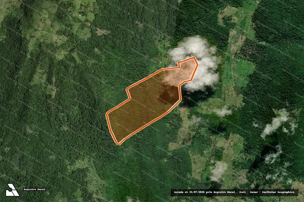 Imagem de satélite de FAZENDA GRUTA MEL II em IBICARAÍ - BA