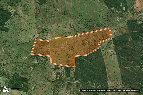 Imagem de satélite de FAZENDA LAGOA DOS ALGODÕES em CANSANÇÃO - BA