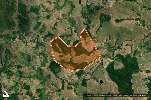 Imagem de satélite de Fazenda Nova Esperanca em GUARATINGA - BA