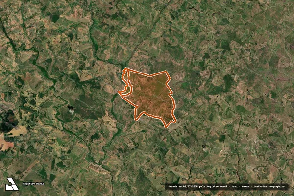 Imagem de satélite de Fazenda Santa Fe em ITANHÉM - BA