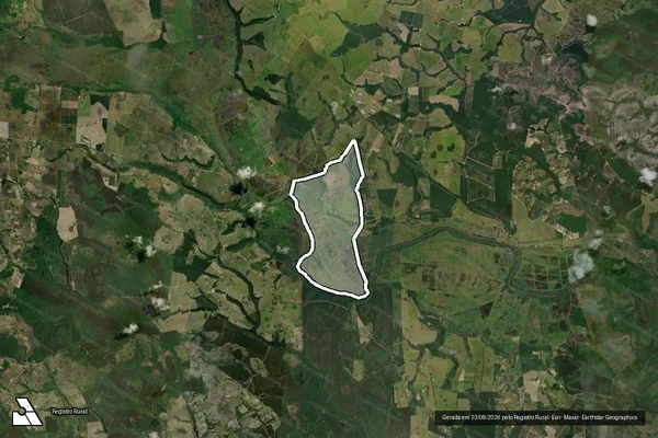 Imagem de satélite de Fazenda Muritiba em PRADO - BA