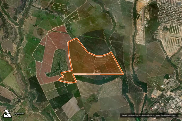 Imagem de satélite de FAZENDA SANTO GRAO em TEIXEIRA DE FREITAS - BA