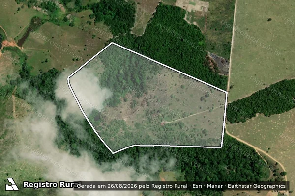 Imagem de satélite de Fazenda Boa Vista em EUNÁPOLIS - BA