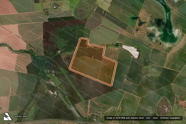 Imagem de satélite de Sitio Sao Paulo em ARAÇATUBA - SP