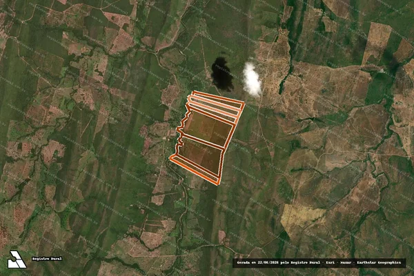Imagem de satélite de FAZENDA SERRA DOURADA em SÃO SALVADOR DO TOCANTINS - TO