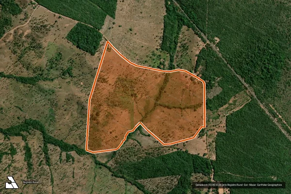 Imagem de satélite de FAZENDA TRES IRMAOS em LUZINÓPOLIS - TO