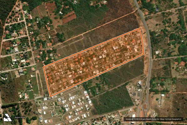 Imagem de satélite de Condomínio Santa Barbara em BRASÍLIA - DF