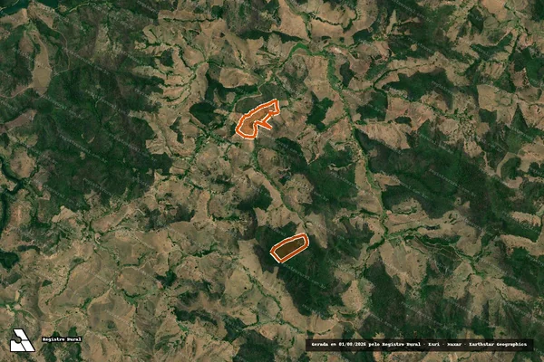 Imagem de satélite de Corrego Santa Constancia em IPANEMA - MG