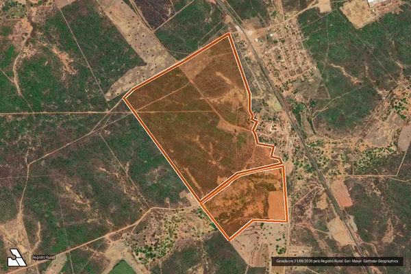 Imagem de satélite de Fazenda Pau Ferro em PETROLINA - PE