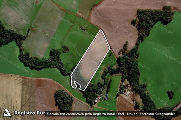 Imagem de satélite de Fazenda Bugio em SERTÃO - RS