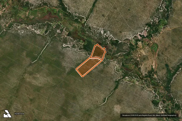 Imagem de satélite de Fazenda Campo Grande em JANUÁRIA - MG