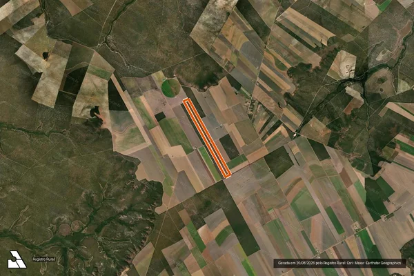 Imagem de satélite de FAZENDA SANTA RITA DE CASSIA em CHAPADA GAÚCHA - MG