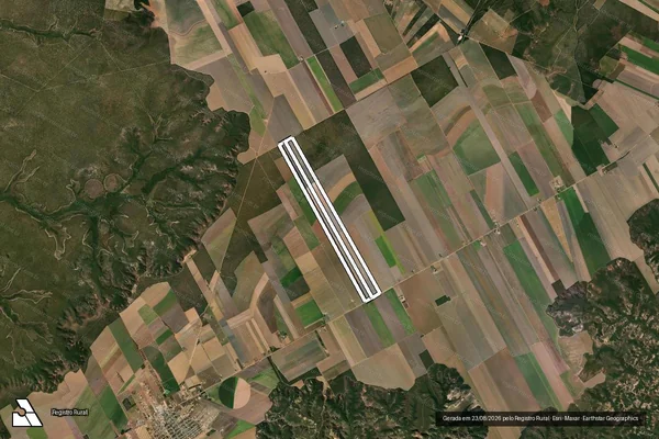 Imagem de satélite de Fazenda Serra Das Araras em CHAPADA GAÚCHA - MG