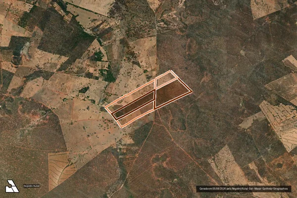 Imagem de satélite de Fazenda Jacare Queiroz em MONTALVÂNIA - MG