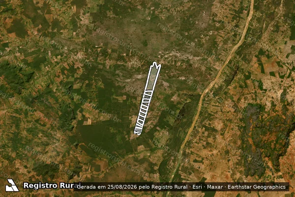 Imagem de satélite de FAZENDA ALIANCA em JUVENÍLIA - MG