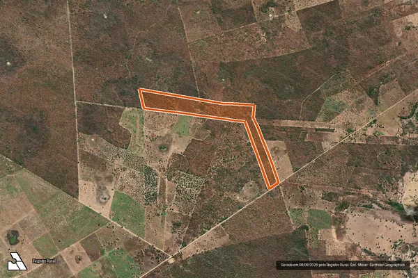 Imagem de satélite de FAZENDA RAMALHUDO em GAMELEIRAS - MG