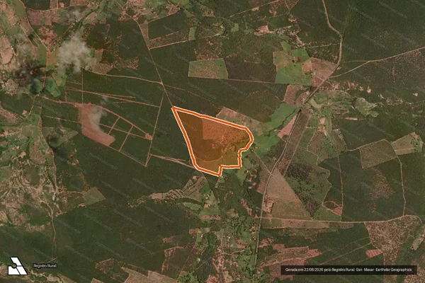 Imagem de satélite de Fazenda Curralinho em RIACHO DOS MACHADOS - MG