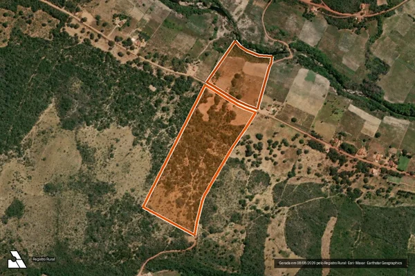 Imagem de satélite de Faz Pau Grande em RIO PARDO DE MINAS - MG