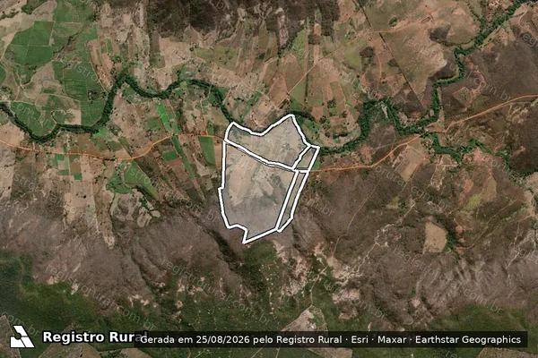 Imagem de satélite de Fazenda Olaria/ Canela D'Ema em SALINAS - MG