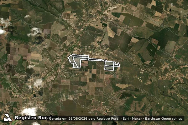 Imagem de satélite de Faz Muqeum em SÃO JOÃO DO PARAÍSO - MG