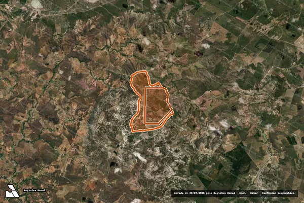 Imagem de satélite de FAZENDA ALMÉCEGAS - BOA VISTA em TAIOBEIRAS - MG