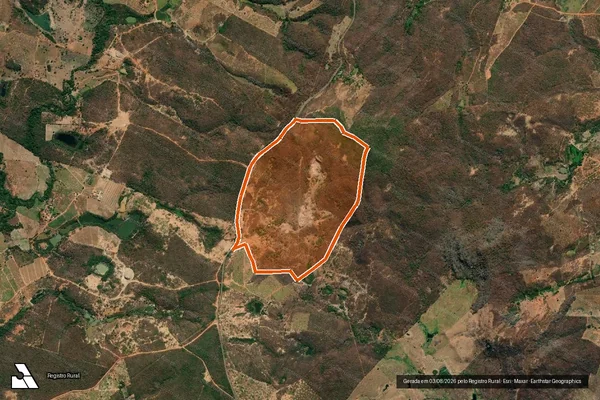 Imagem de satélite de Varjota da Fazenda Matrona em TAIOBEIRAS - MG