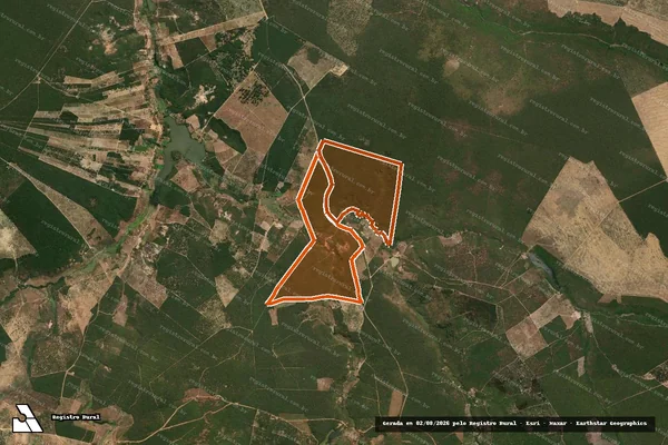 Imagem de satélite de Fazenda Muribeca em BERIZAL - MG