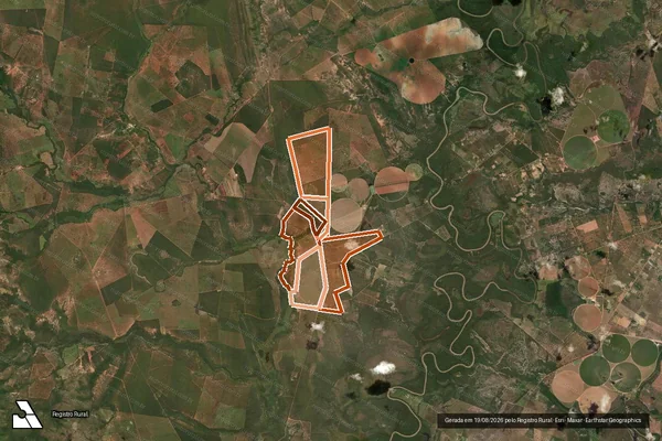 Imagem de satélite de Fazenda Capao Grosso Loc Pesqueiro em ARINOS - MG