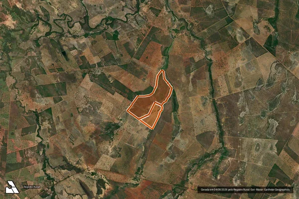 Imagem de satélite de Fazenda Boi Preto Lote 125 em ARINOS - MG