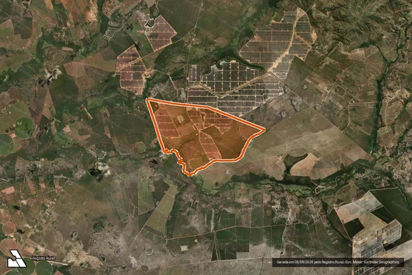 Imagem de satélite de Fazenda Mascarada em ARINOS - MG