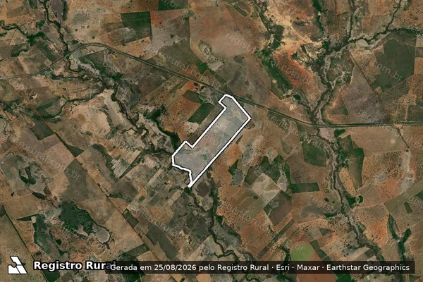 Imagem de satélite de Parcela 206 - Gleba do Gado Bravo em DOM BOSCO - MG