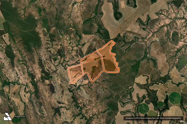 Imagem de satélite de FAZENDA SAO JOAO em BONFINÓPOLIS DE MINAS - MG
