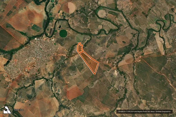 Imagem de satélite de Fazenda Atraz Da Serra em BURITIS - MG