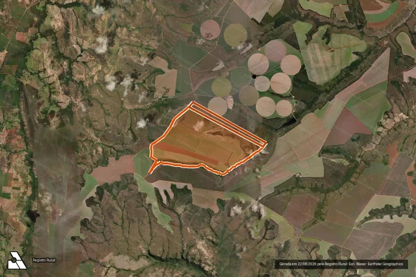 Imagem de satélite de Fazenda Fetal em BURITIS - MG