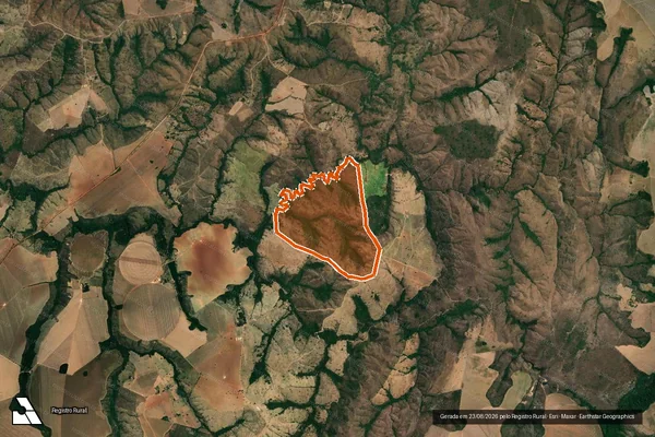Imagem de satélite de FAZENDA LIMOEIRO DA SAMAMBAIA em GUARDA-MOR - MG