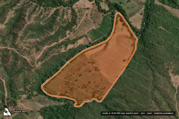 Imagem de satélite de Fazenda Retiro Da Roca em LAGAMAR - MG