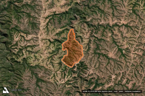 Imagem de satélite de FAZENDA MANABUIU em LAGAMAR - MG