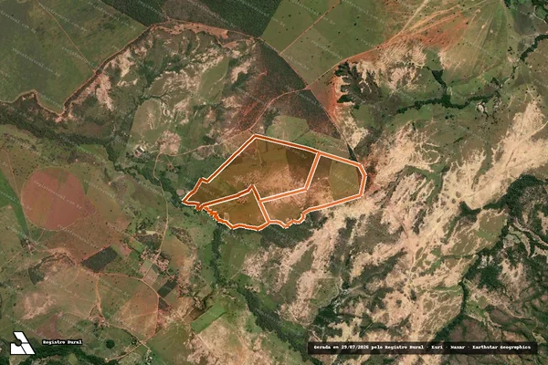 Imagem de satélite de FAZENDA SÃO BRAS/ BOA VISTA em LAGAMAR - MG