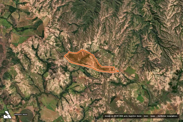 Imagem de satélite de Fazenda Almas e São Braz em LAGAMAR - MG