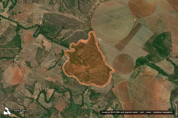 Imagem de satélite de Fazenda Palmeiras em LAGAMAR - MG