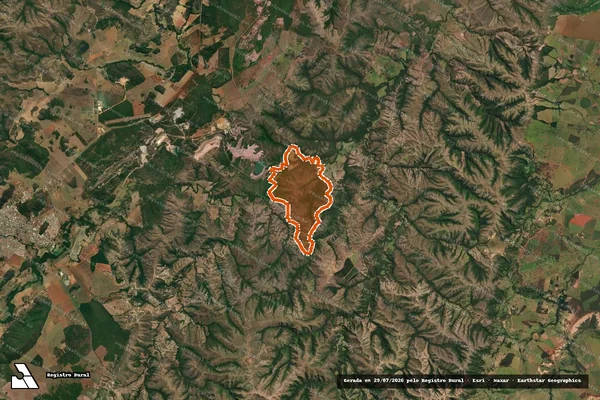 Imagem de satélite de Fazenda Carneiro em LAGAMAR - MG