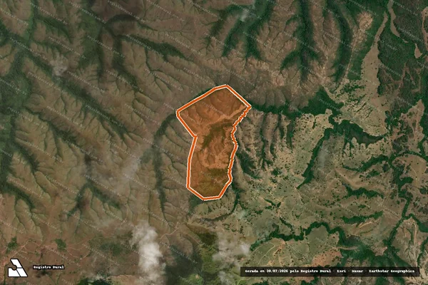 Imagem de satélite de Fazenda Mata Dos Pereiras em LAGAMAR - MG