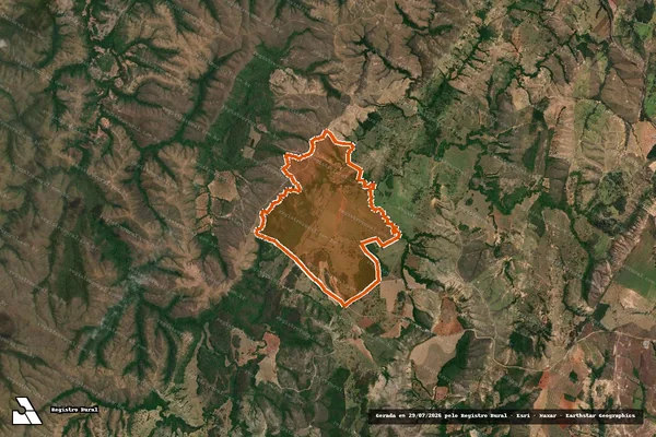 Imagem de satélite de Fazenda Mata do Sumare em LAGAMAR - MG