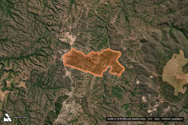 Imagem de satélite de FAZENDA MANABUIU em LAGAMAR - MG