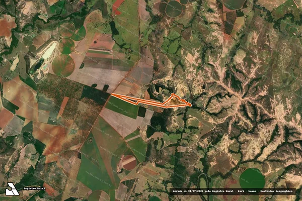 Imagem de satélite de Fazenda Almas em LAGAMAR - MG