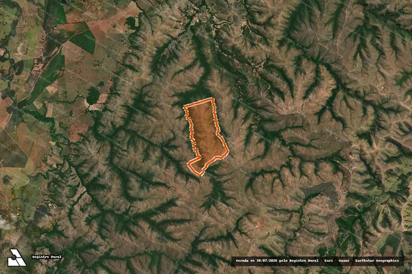 Imagem de satélite de Fazenda Barreiro em LAGAMAR - MG