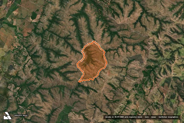 Imagem de satélite de FAZENDA CARNEIRO E INDAIAZINHO em LAGAMAR - MG